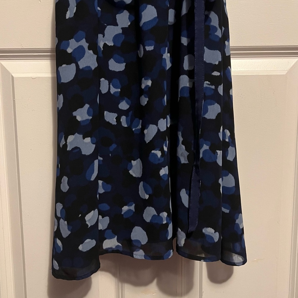 Armani Exchange Blue Spotted Dress - Picture 11 of 12